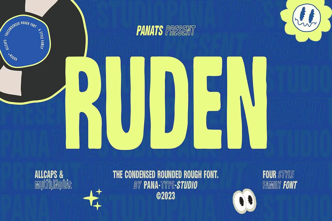 RUDEN Display Font