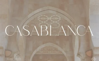 Casablanca - Sleek & Exotic Serif
