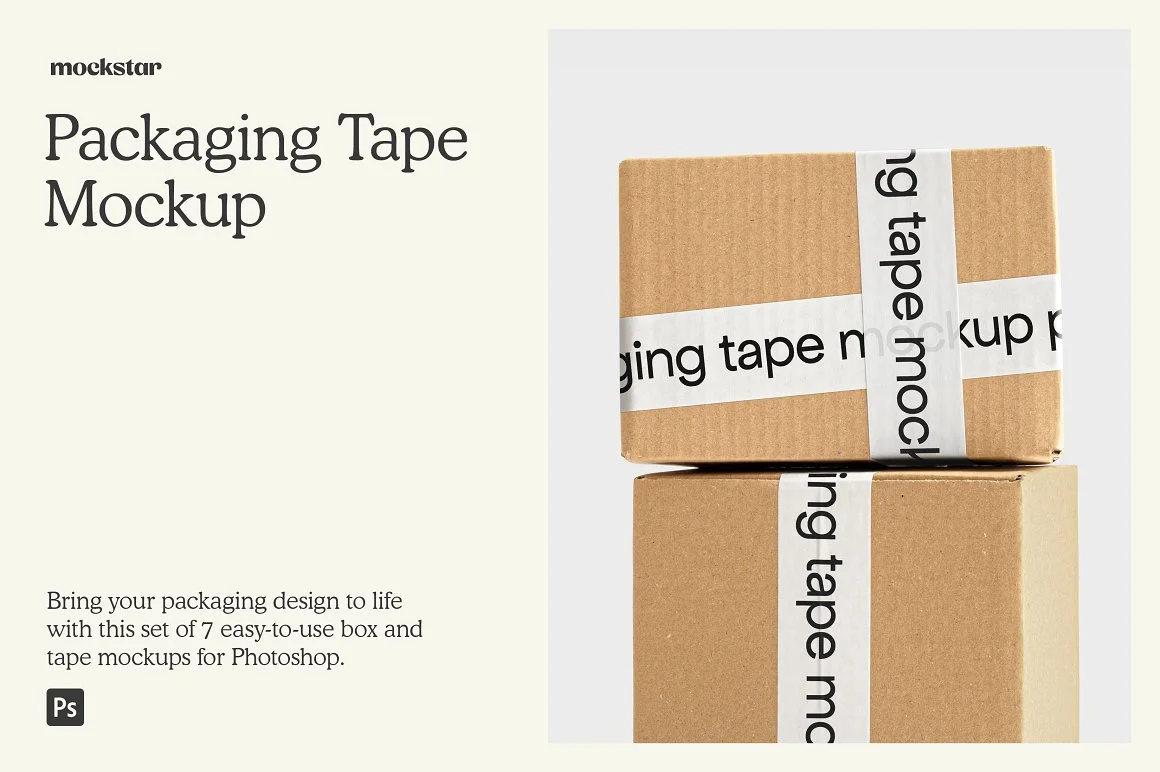 Packaging Tape Mockup Collection 1