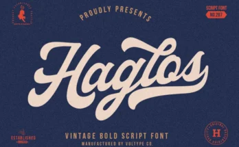 Haglos - Bold Script