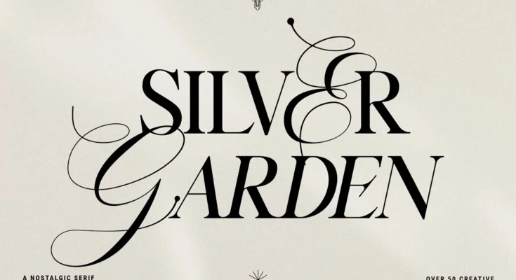 Silver Garden - Nostalgic Font Duo