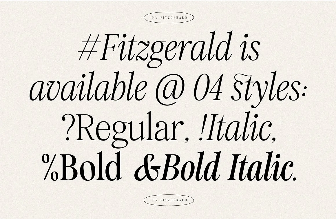 Fitzgerald - Classic Retro Serif 3