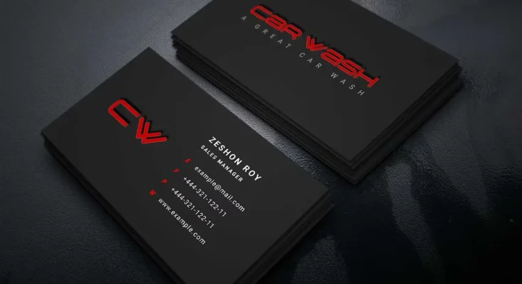 Car Wash Business Card