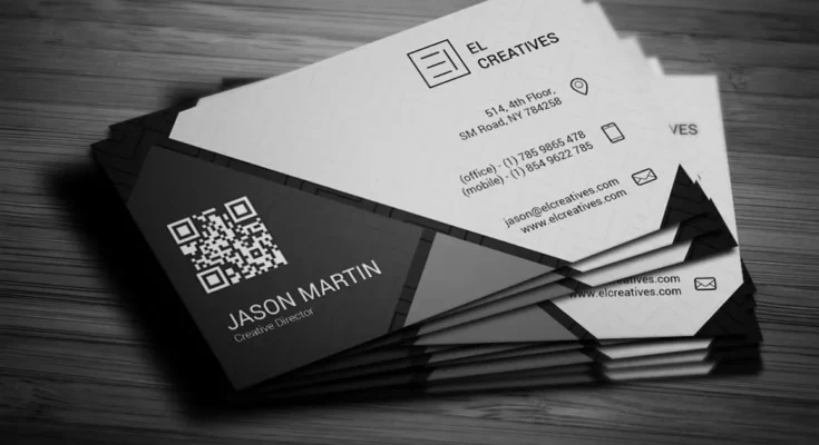 Dark Creative Business Card