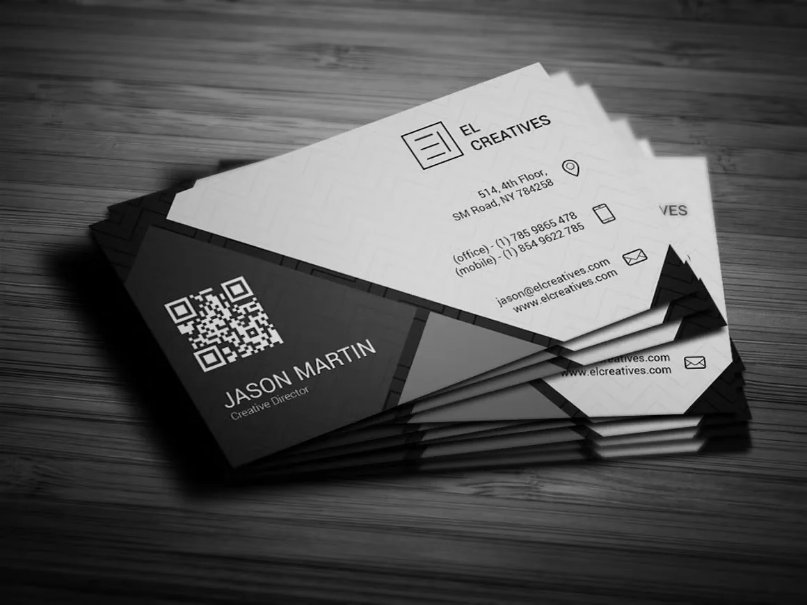 Dark Creative Business Card