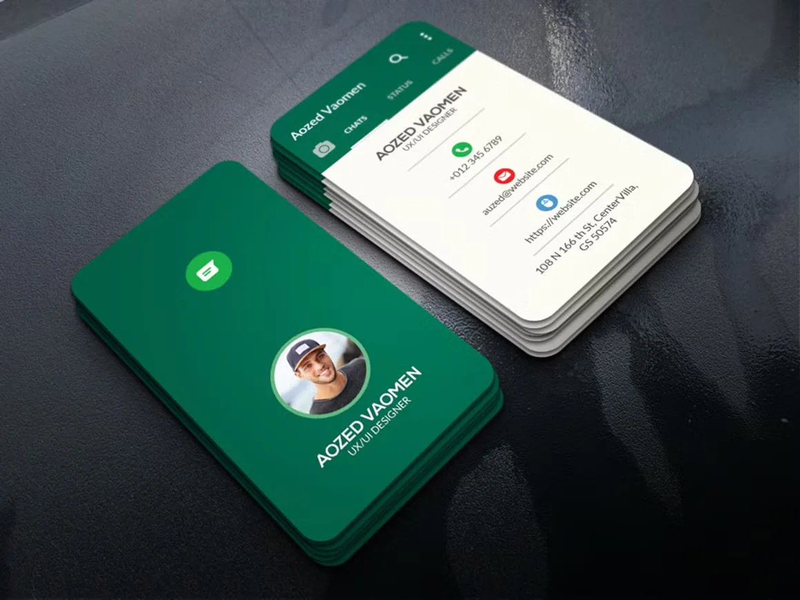 Whatsapp Business Card