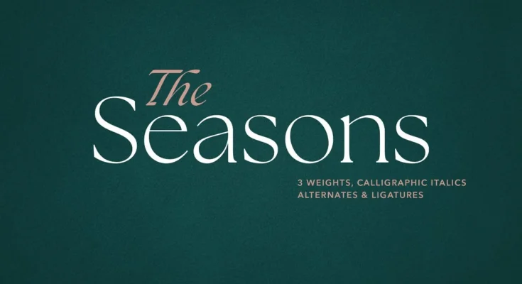 The Seasons Serif Font Family