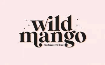 Wild Mango Modern Serif Font