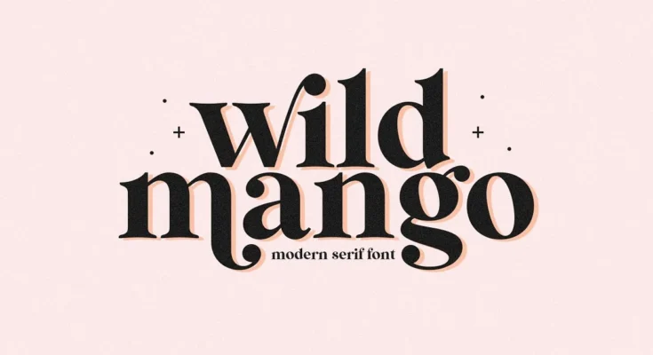 Wild Mango Modern Serif Font