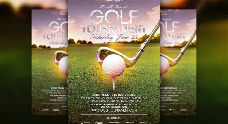 Golf Tournament Flyer Template