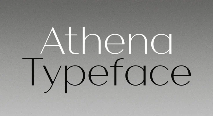 Athena - An Elegant Sans Serif