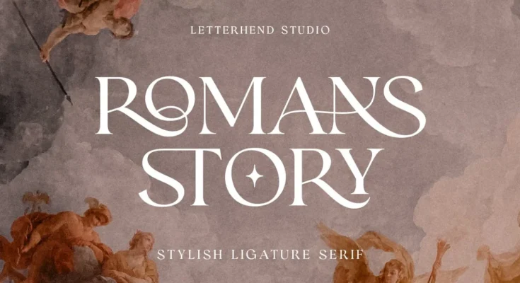 Romans Story - Ligature Serif Font