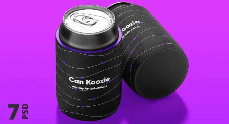 Can Cooler Mockup