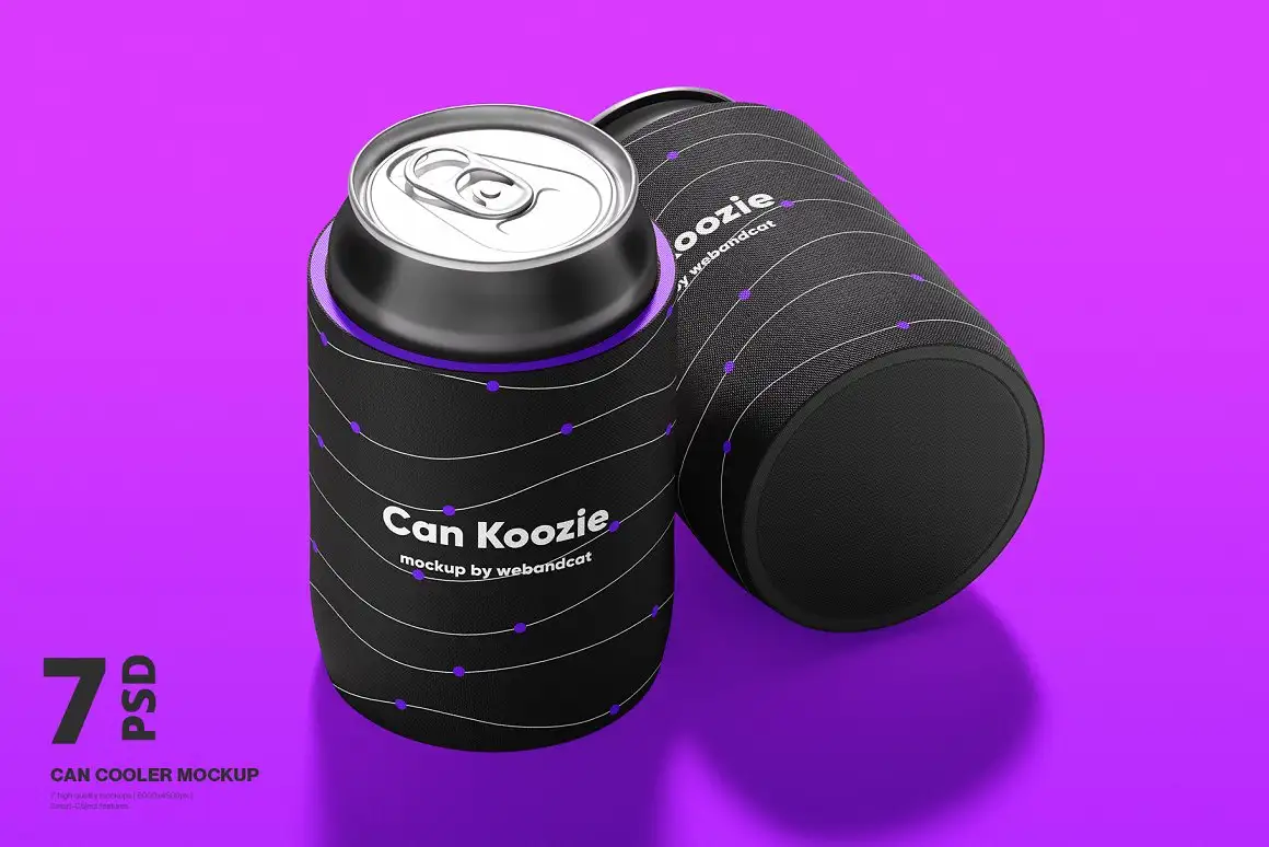 Can Cooler Mockup