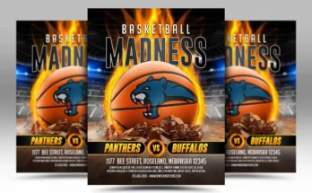 Basketball Madness Poster Template