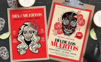 Dia de los Muertos Flyer Poster