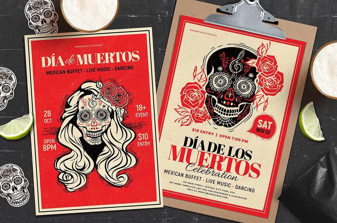 Dia de los Muertos Flyer Poster