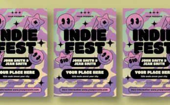 Purple Indie Fest Flyer