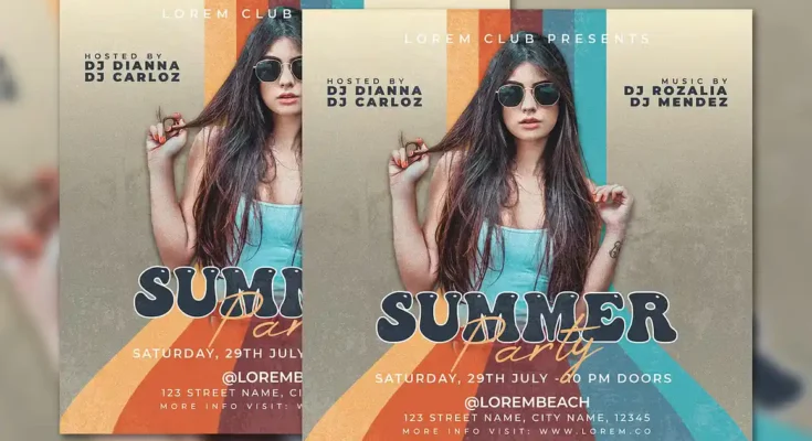 Summer Party Flyer Template