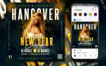 Night Club New Year Party Flyer