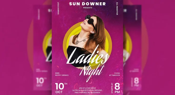 Ladies Night Party Flyer