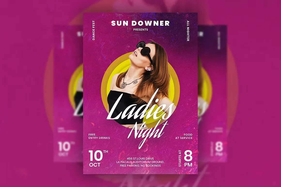 Ladies Night Party Flyer