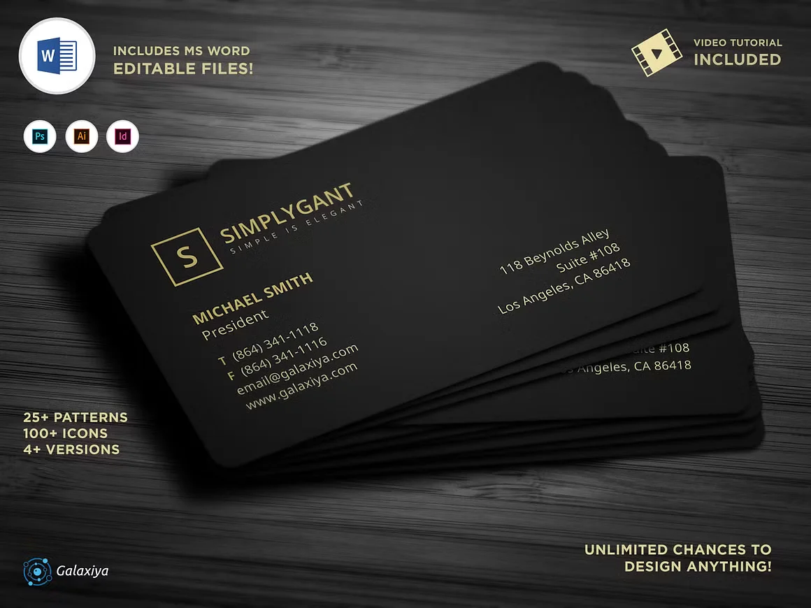 Luxurious Gold Business Cards 2