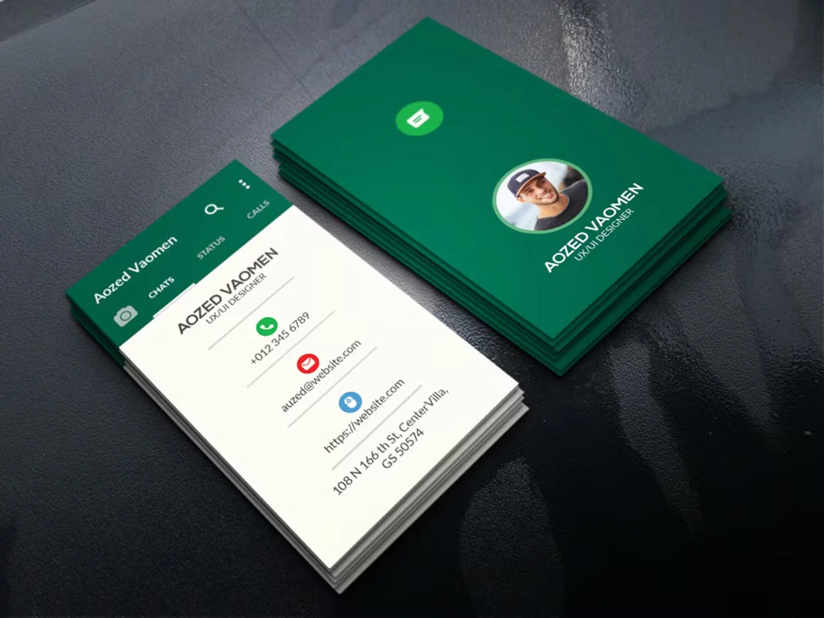 Whatsapp Business Card 2