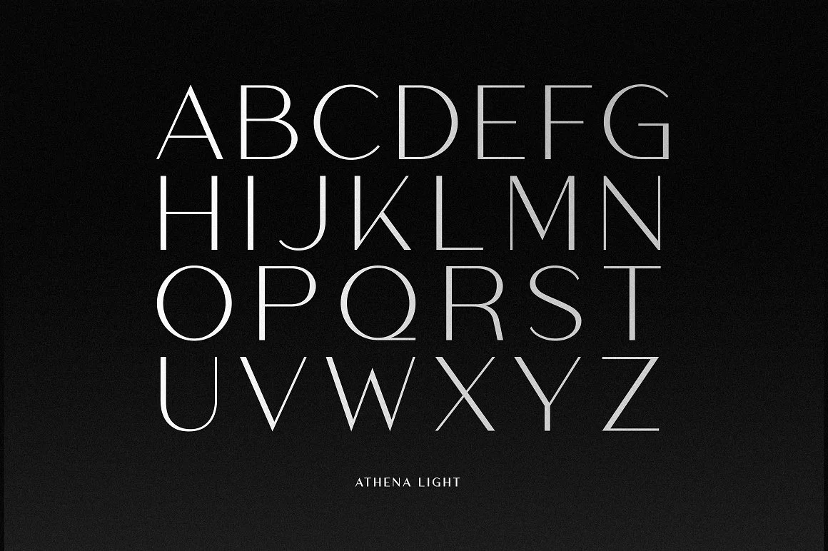 Athena - An Elegant Sans Serif 2