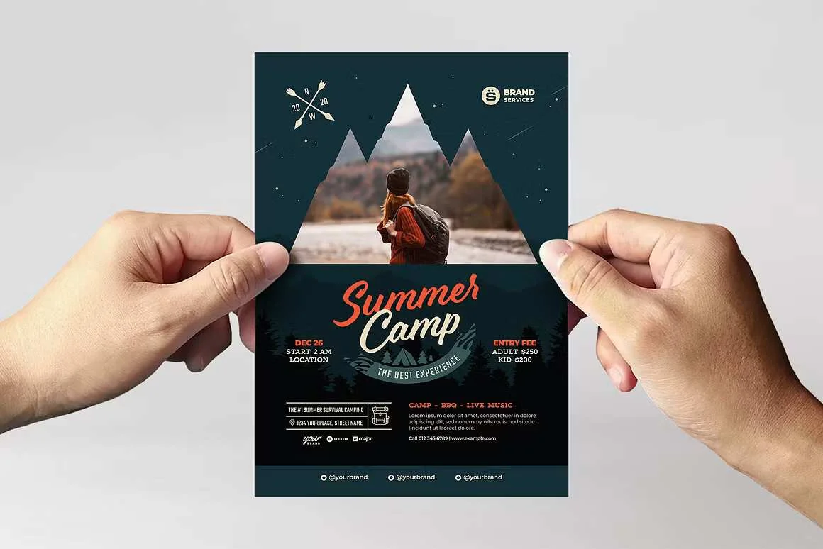 Summer Camp Flyer Template 2