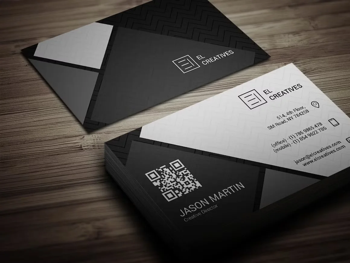 Dark Creative Business Card 2