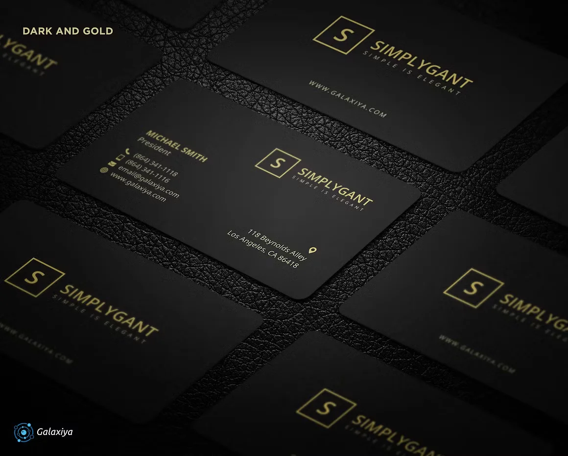 Luxurious Gold Business Cards 3
