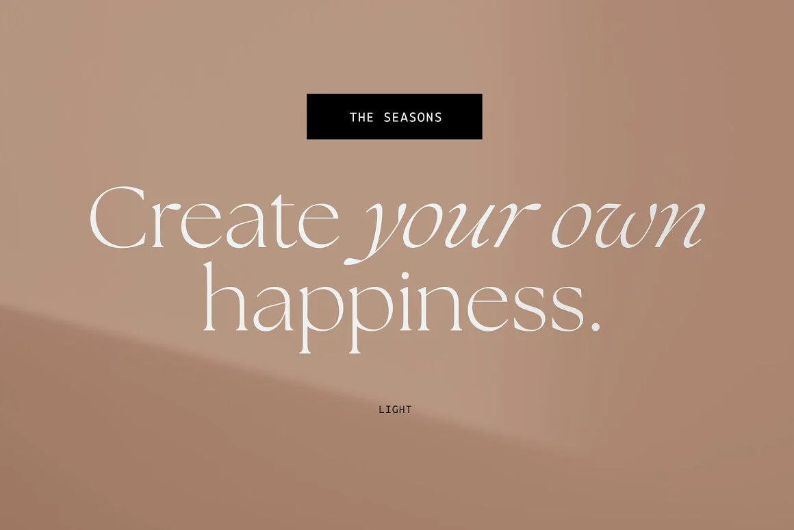 The Seasons Serif Font Family 3