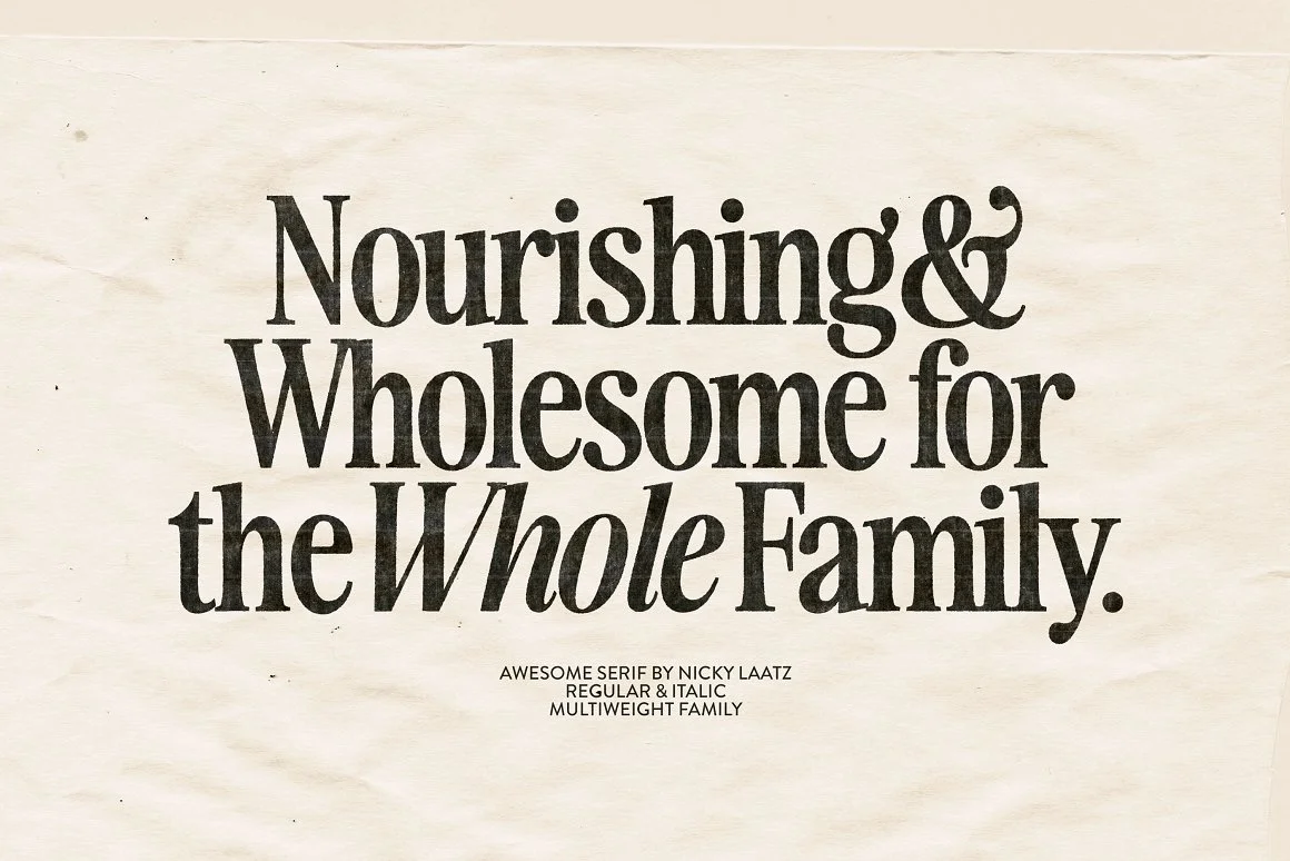 The Awesome Serif Family (32 Fonts) 4