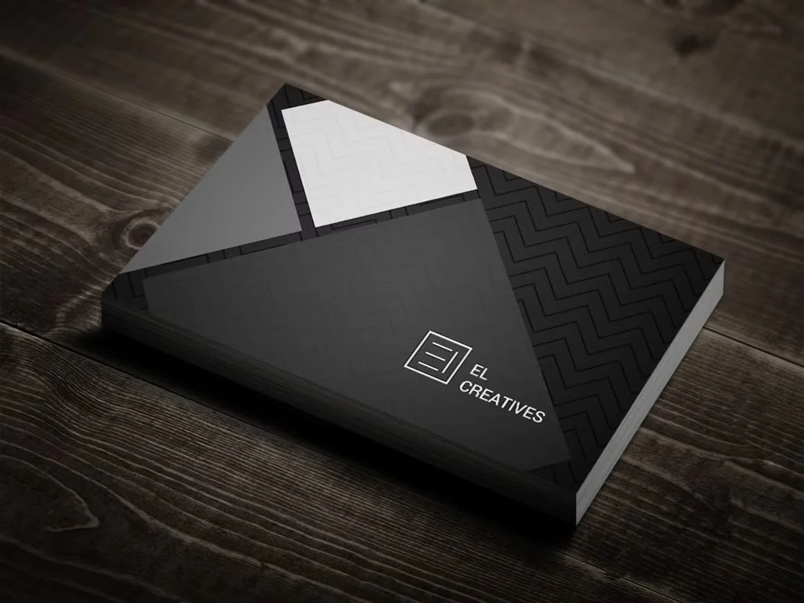 Dark Creative Business Card 4