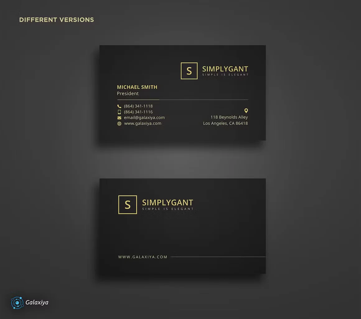 Luxurious Gold Business Cards 4