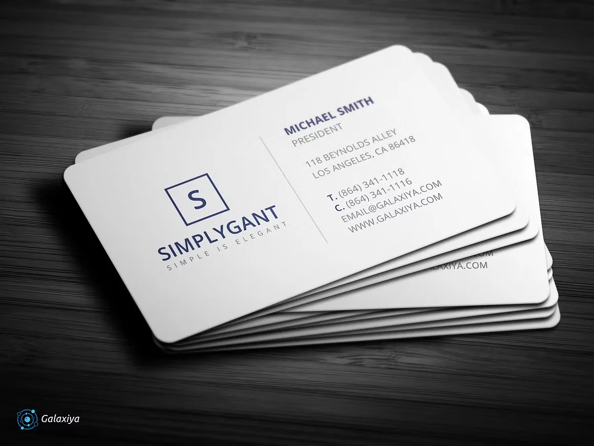 Simple Minimal Business Cards Free Download