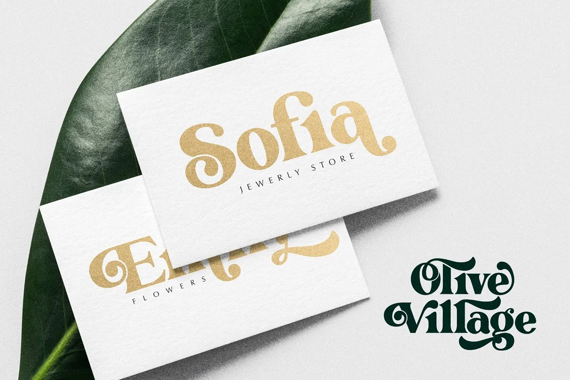 Olive Village - Vintage Font for Elegant Designs