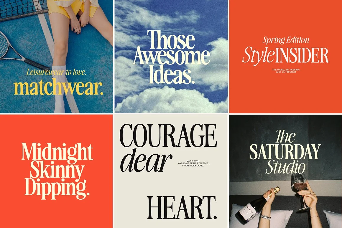 The Awesome Serif Family (32 Fonts) 5