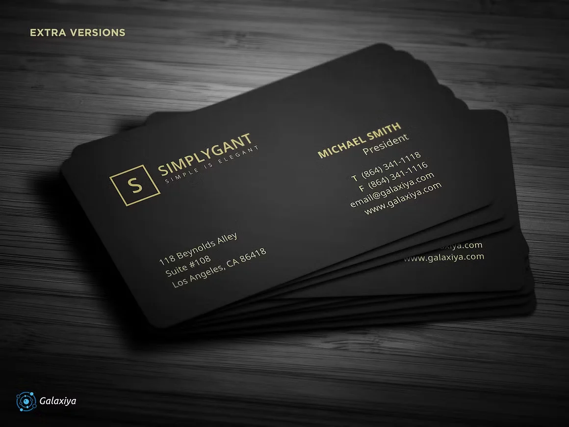 Luxurious Gold Business Cards 5