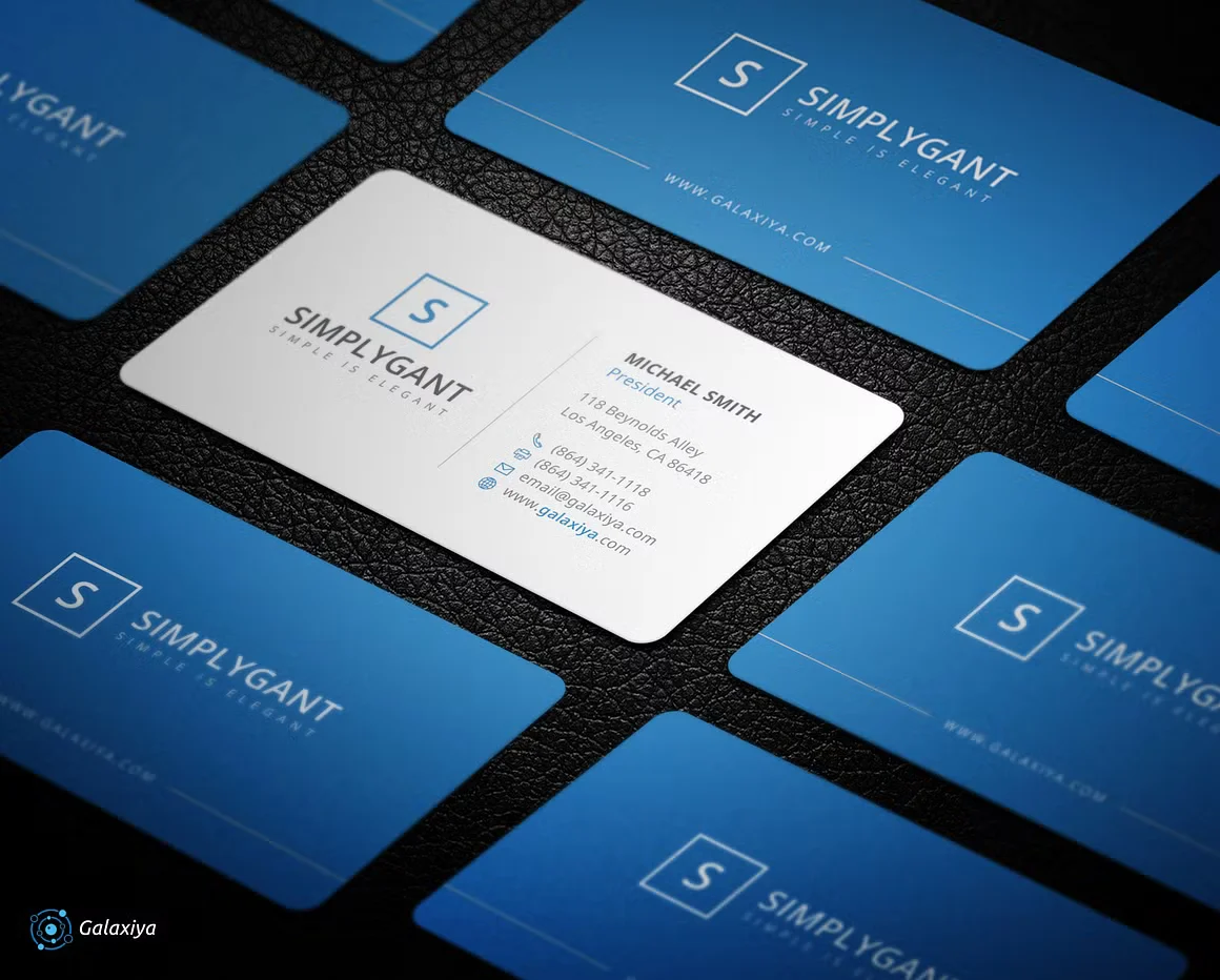 Simple Minimal Business Cards 5