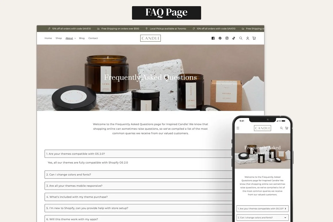 Candle - Beauty Shopify Theme 5