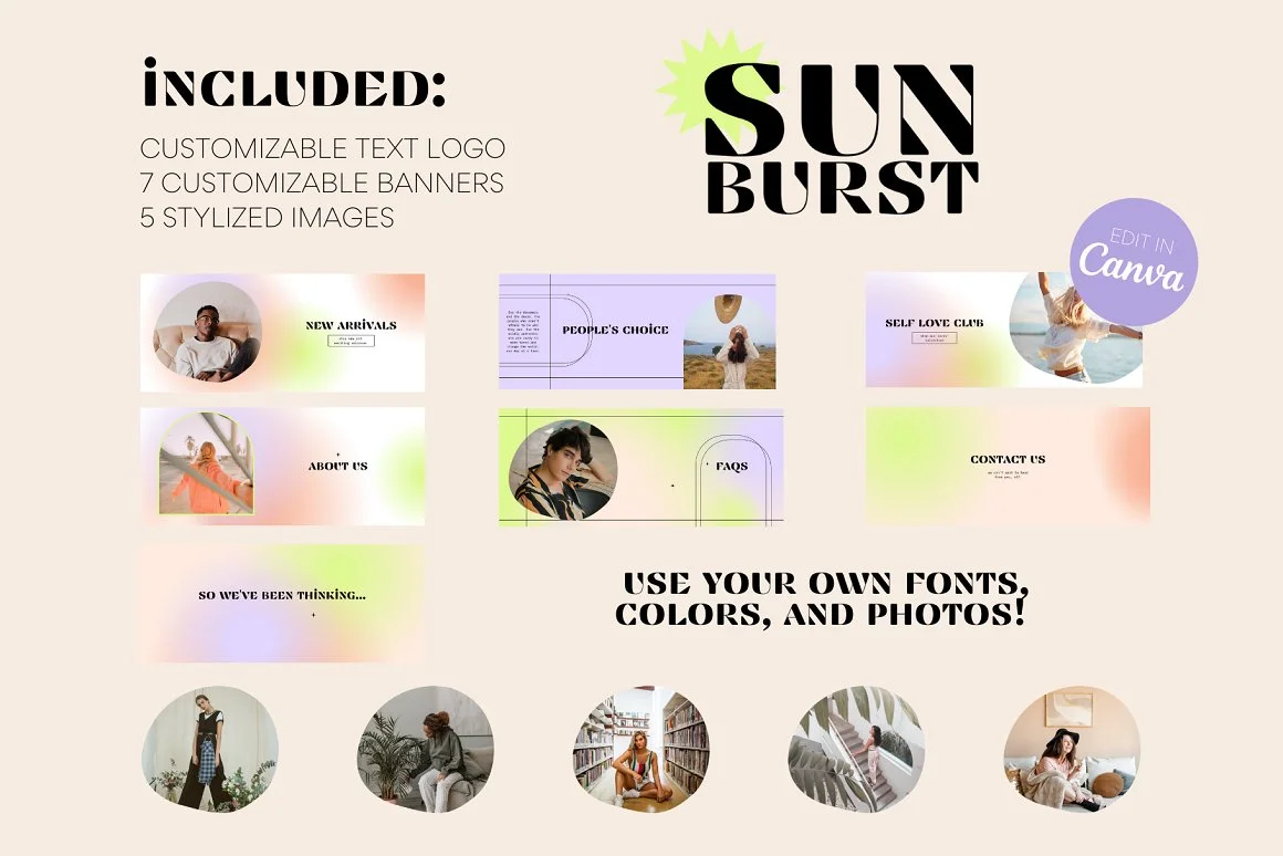 Colorful Shopify Theme Sunburst 4