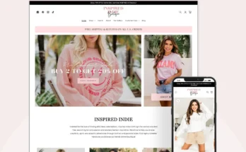 Indie - Pink Boutique Shopify Theme