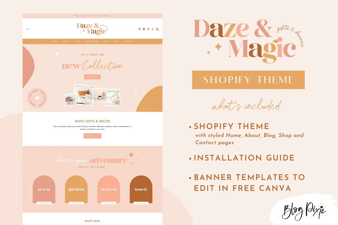 Shopify Theme - Daze And Magic 2