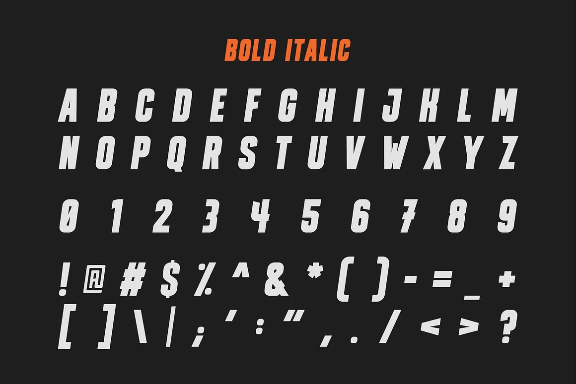 Bold Condensed Fonts 5