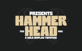 Hammer head Font