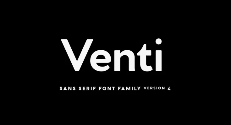 Venti CF sans serif font