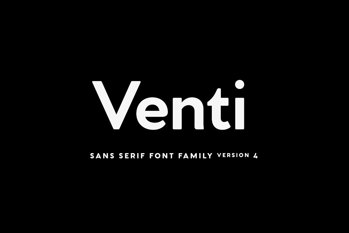 Venti CF sans serif font