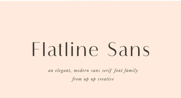 Flatline Sans Complete - 16 fonts